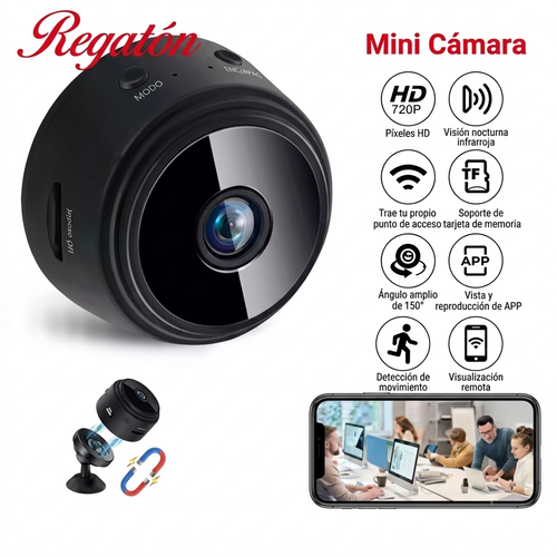 El Ojo que Todo lo Ve: Mini Cámara de Seguridad Inalámbrica con Monitoreo Remoto
